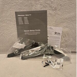 Hisense Roku TV Stand Legs Base Feet Screws Manual 43R6E4 70R6E4 43A6NR 70A6NR